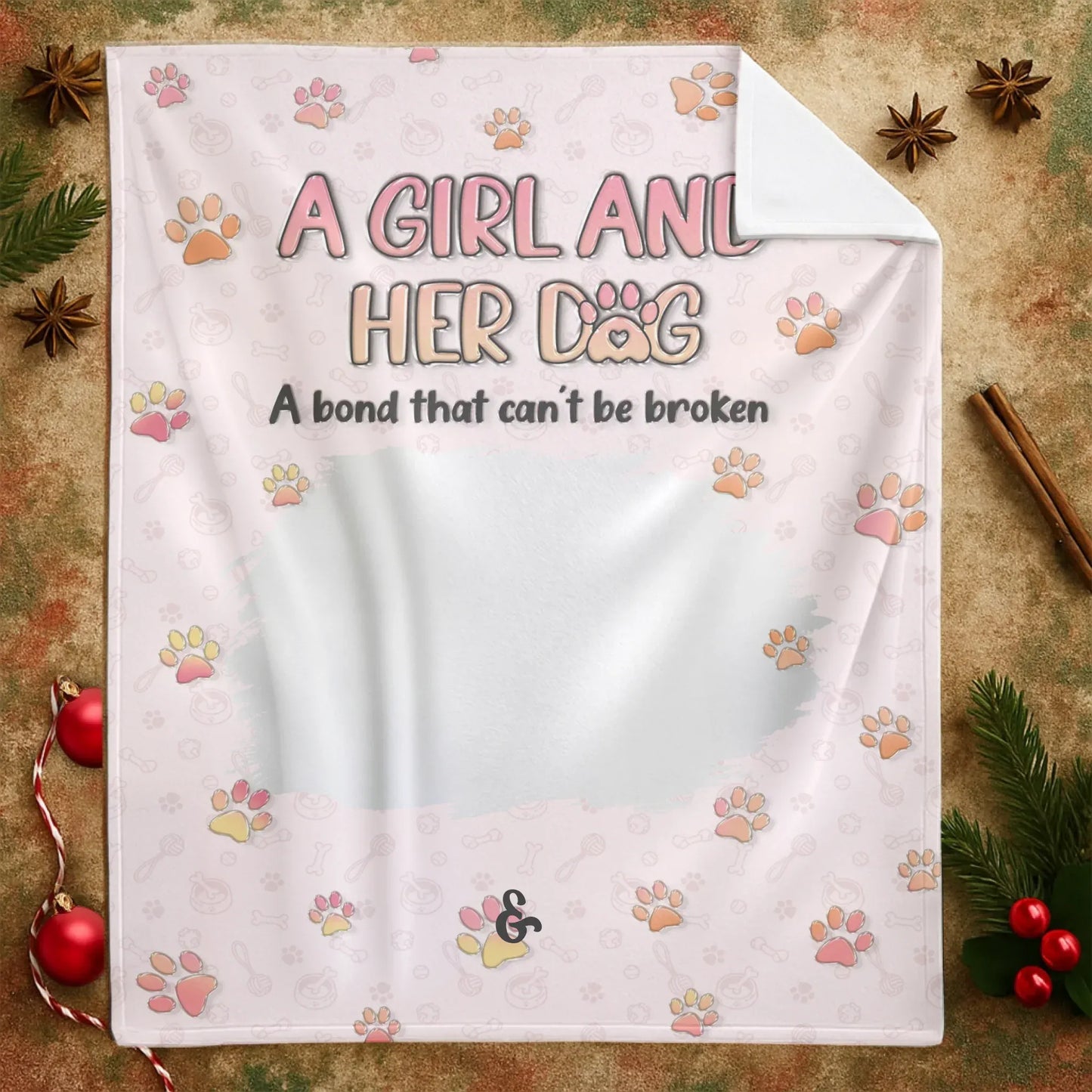 Personalized Blankets My Supervisor Of Naps - Personalized Dog Photo Collage Custom Blanket