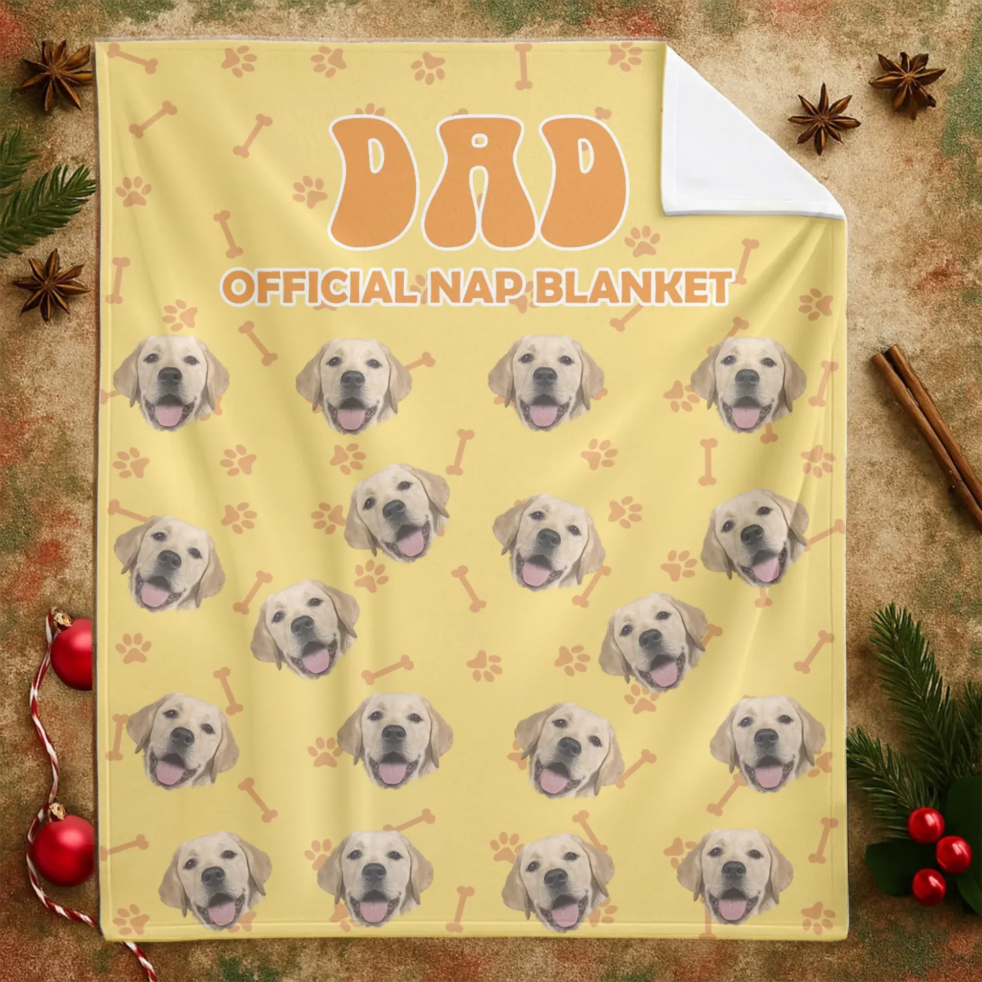 Personalized Blankets Life Is Better With A Nap And My Dog - Personalized Dog Dad Custom Photo Blanket
