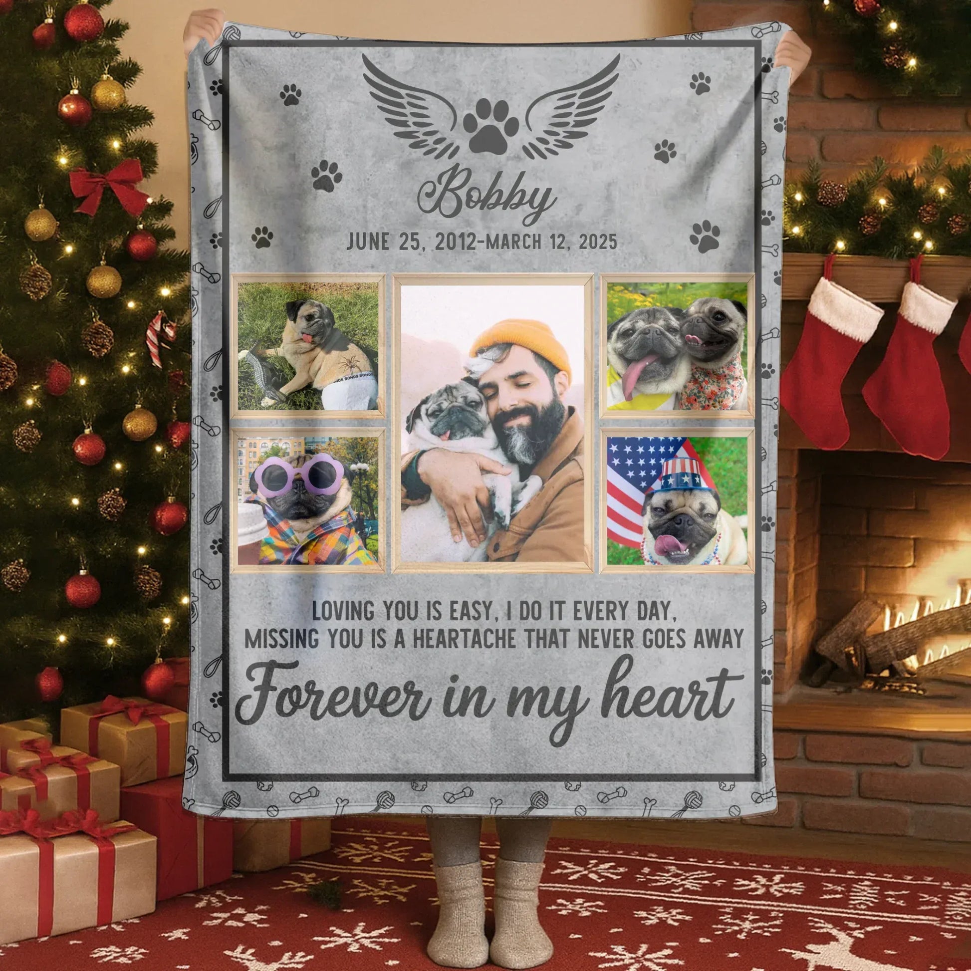 Personalized Blankets My Chief Of Staff - Personalized Dog Photo Collage Custom Blanket