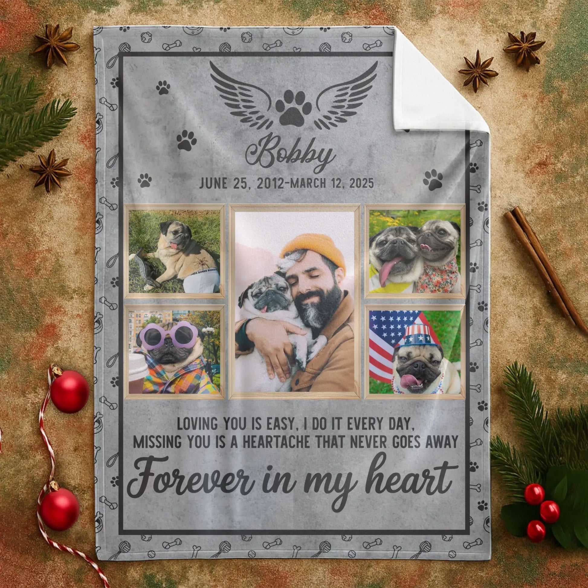 Personalized Blankets My Chief Of Staff - Personalized Dog Photo Collage Custom Blanket