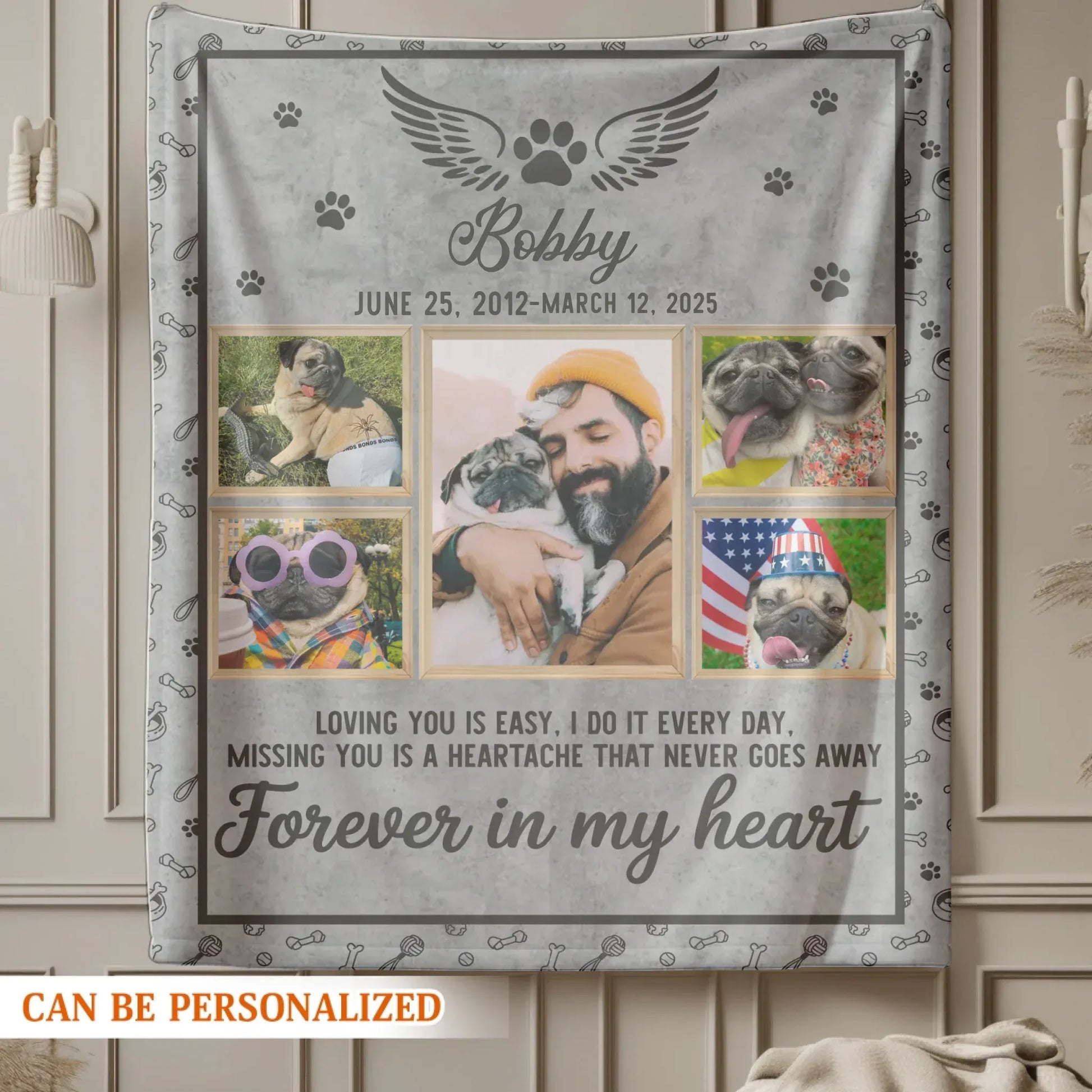 Personalized Blankets My Chief Of Staff - Personalized Dog Photo Collage Custom Blanket