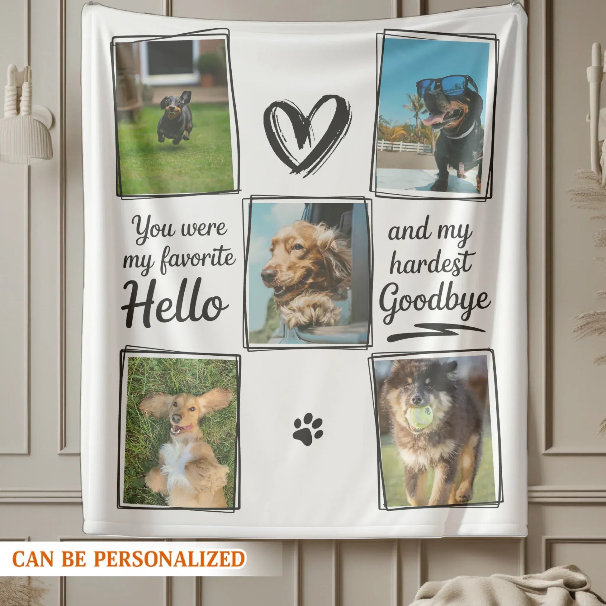Personalized Blankets The Roommate Who Doesn't Pay - Personalized Dog Photo Collage Custom Blanket