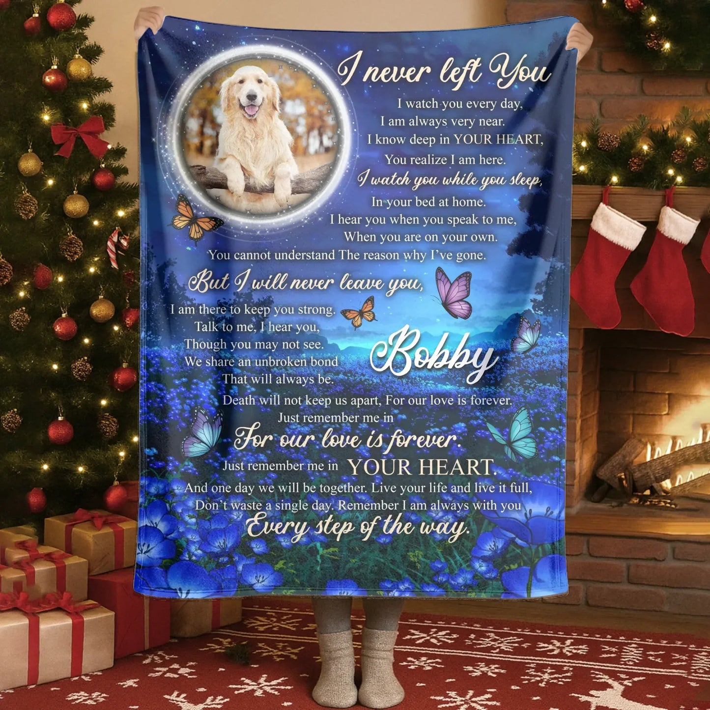 Personalized Blankets A Love That Was Worth Every Tear - Personalized Dog Memorial Photo Custom Blanket