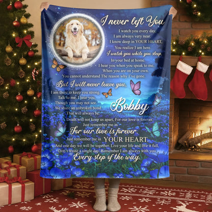Personalized Blankets A Love That Was Worth Every Tear - Personalized Dog Memorial Photo Custom Blanket
