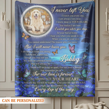 Personalized Blankets A Love That Was Worth Every Tear - Personalized Dog Memorial Photo Custom Blanket