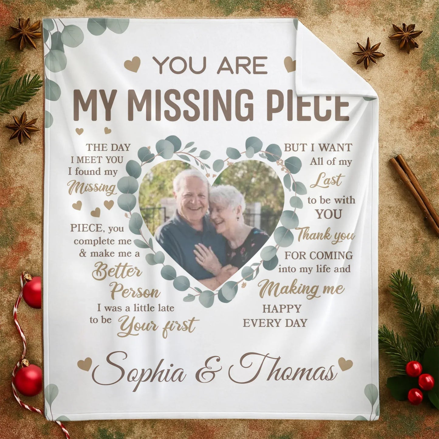 Personalized Blankets My Love Letter To You - Personalized Couple Anniversary Photo Custom Blanket