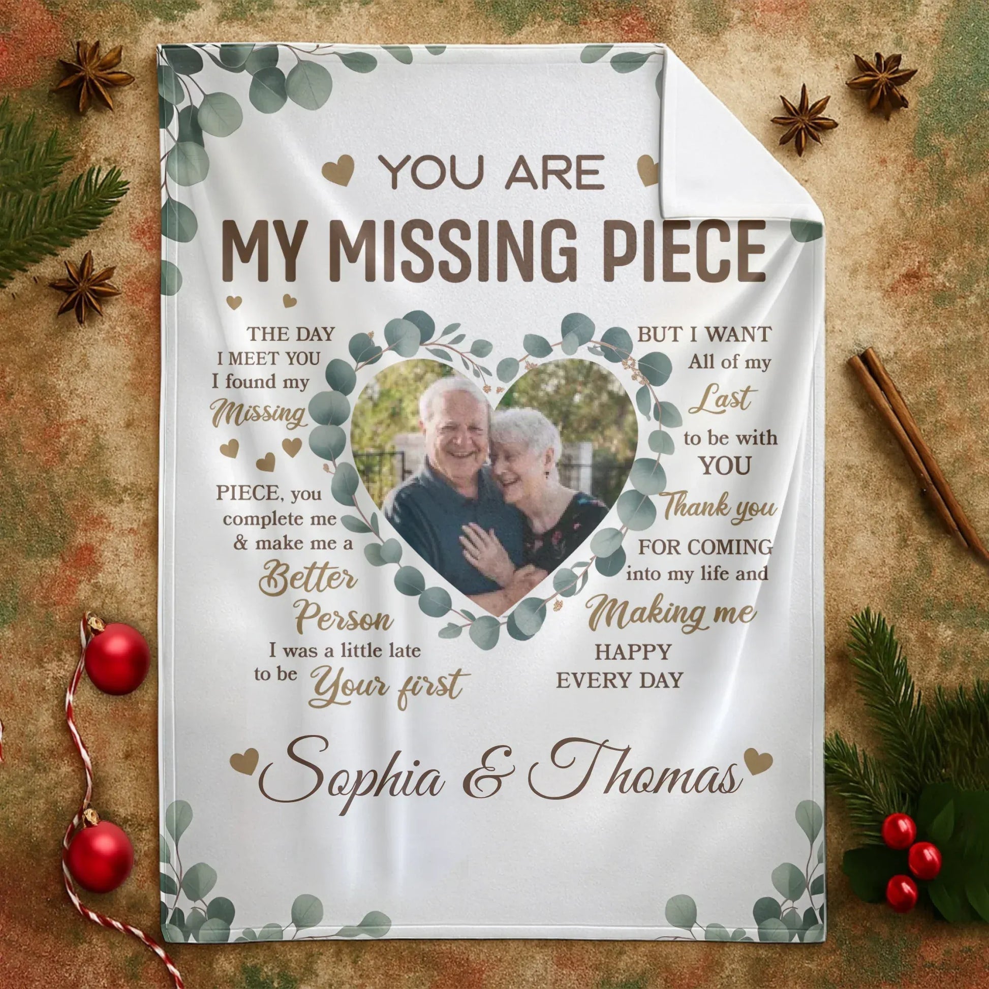 Personalized Blankets My Love Letter To You - Personalized Couple Anniversary Photo Custom Blanket