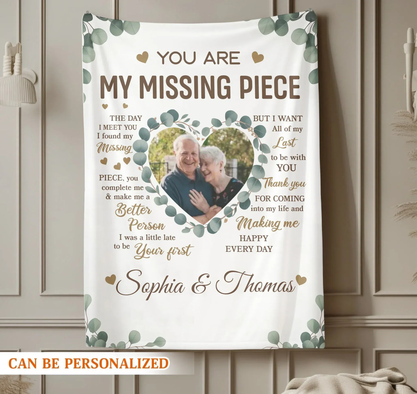 Personalized Blankets My Love Letter To You - Personalized Couple Anniversary Photo Custom Blanket