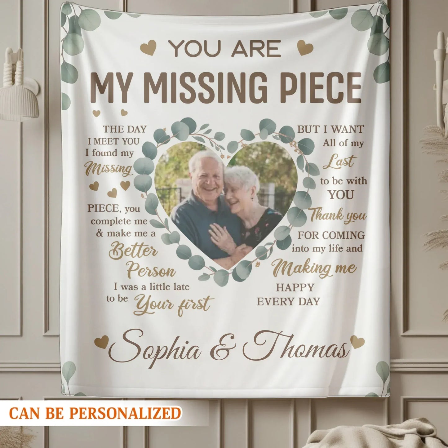 Personalized Blankets My Love Letter To You - Personalized Couple Anniversary Photo Custom Blanket