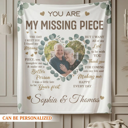 Personalized Blankets My Love Letter To You - Personalized Couple Anniversary Photo Custom Blanket