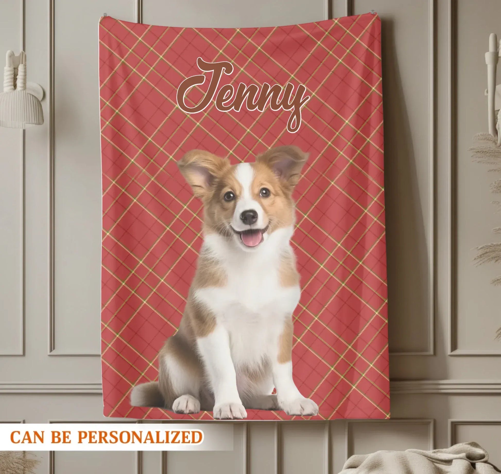 Personalized Blankets The Best Gift Is You - Personalized Dog Name Christmas Photo Custom Blanket