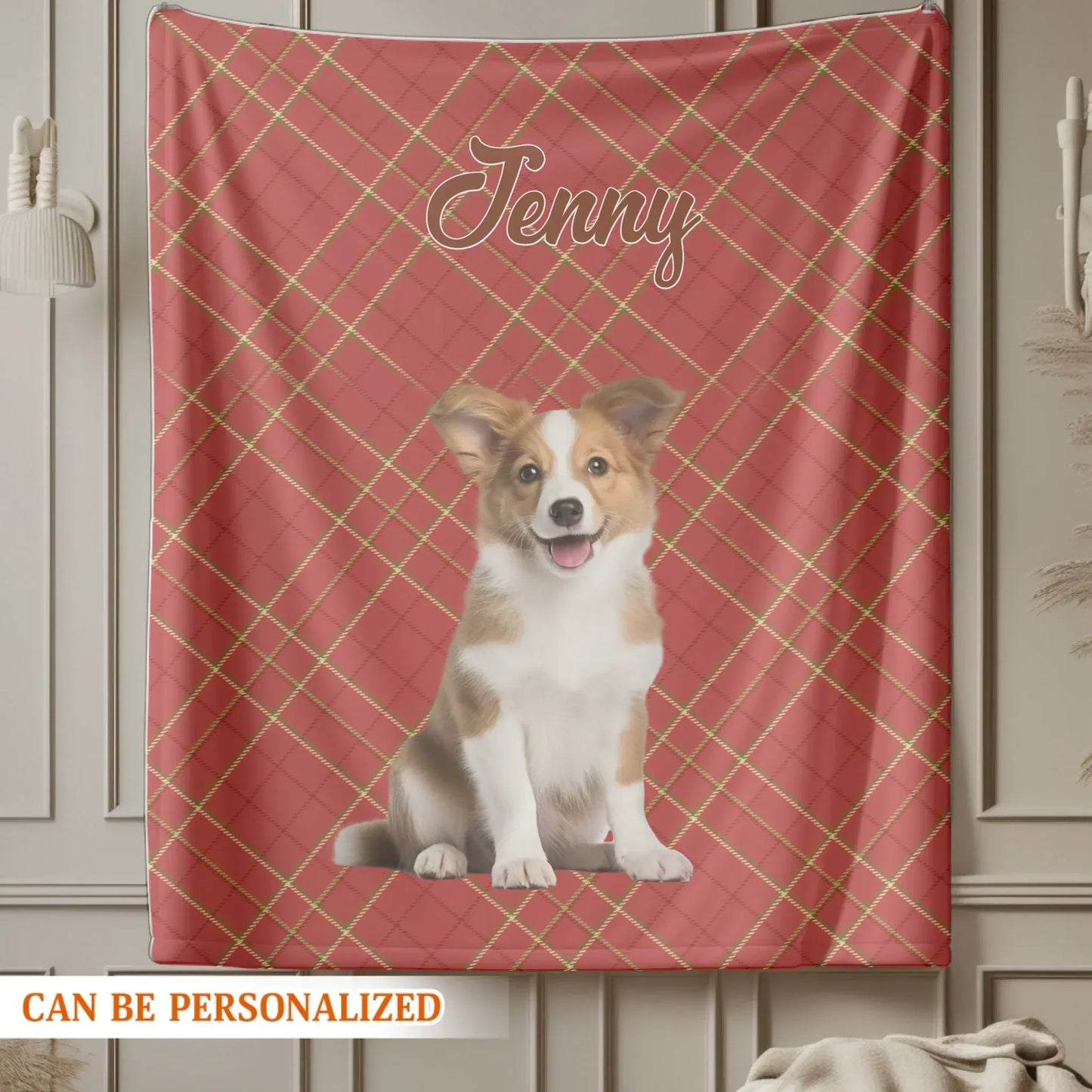 Personalized Blankets The Best Gift Is You - Personalized Dog Name Christmas Photo Custom Blanket