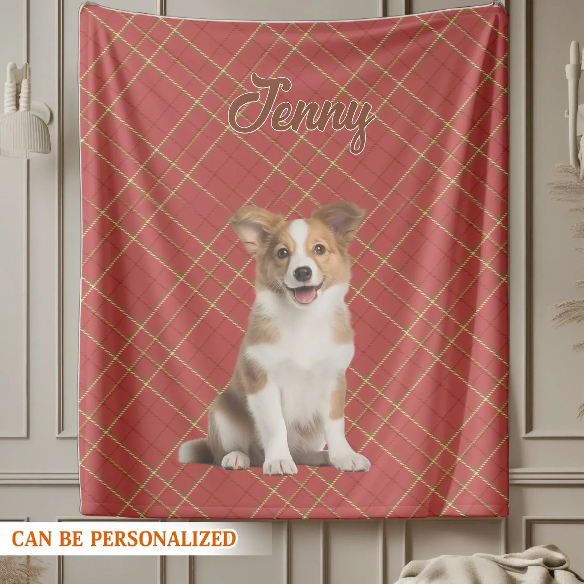 Personalized Blankets The Best Gift Is You - Personalized Dog Name Christmas Photo Custom Blanket