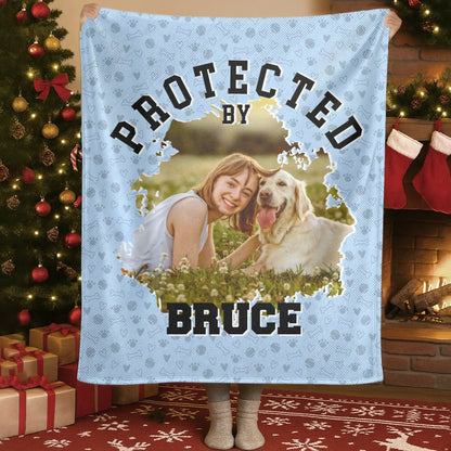 Personalized Blankets Blanket Custom KNT / White / 30x40in / 76x101cm One Day We'll Meet Once More - Personalized Dog Memorial Custom Blanket