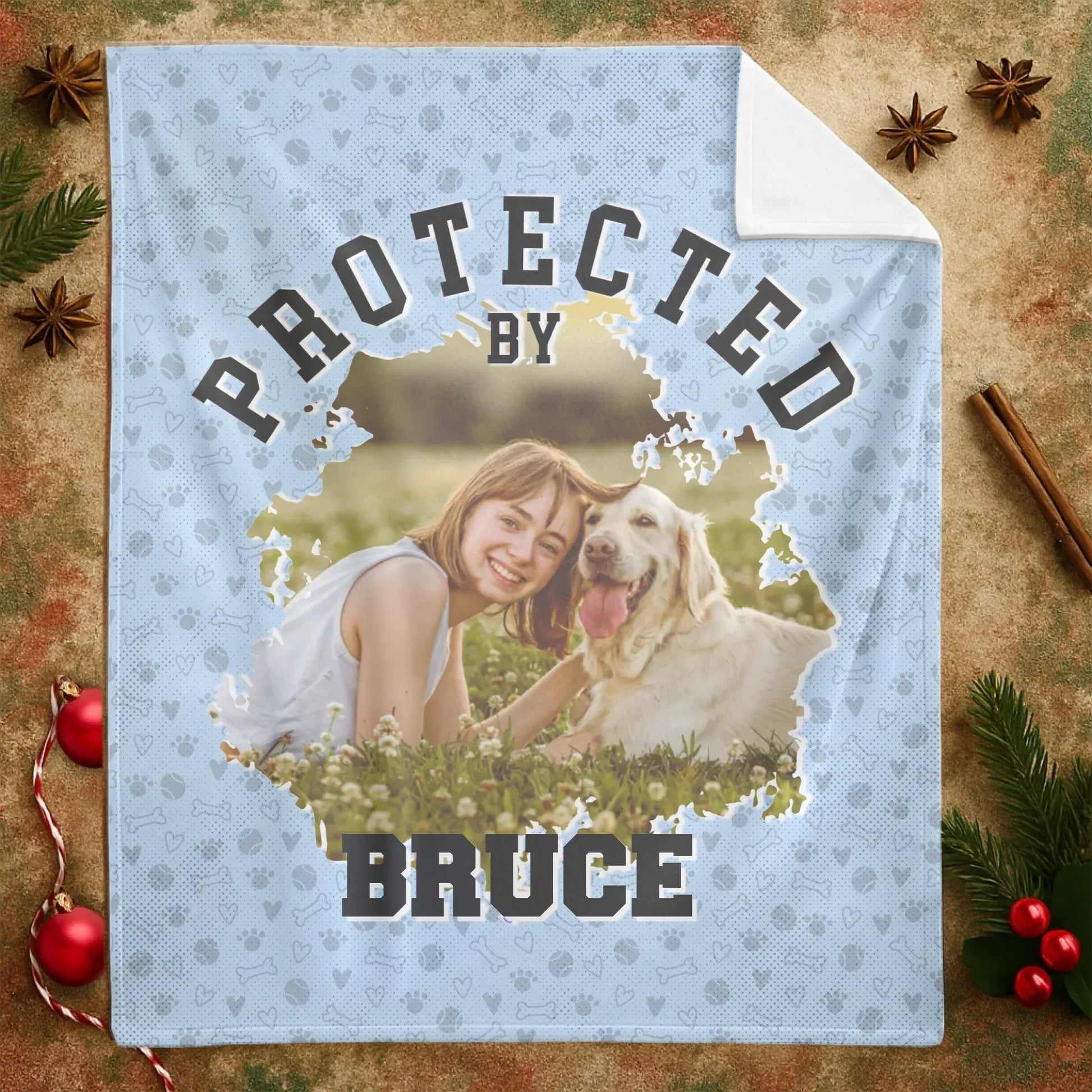 Personalized Blankets One Day We'll Meet Once More - Personalized Dog Memorial Custom Blanket