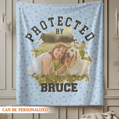 Personalized Blankets One Day We'll Meet Once More - Personalized Dog Memorial Custom Blanket