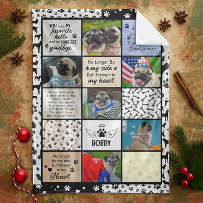 Personalized Blankets If Love Could Have Saved You, You Would Have Lived Forever – Personalized Dog Memorial Custom Blanket