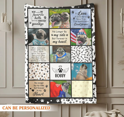 Personalized Blankets If Love Could Have Saved You, You Would Have Lived Forever – Personalized Dog Memorial Custom Blanket