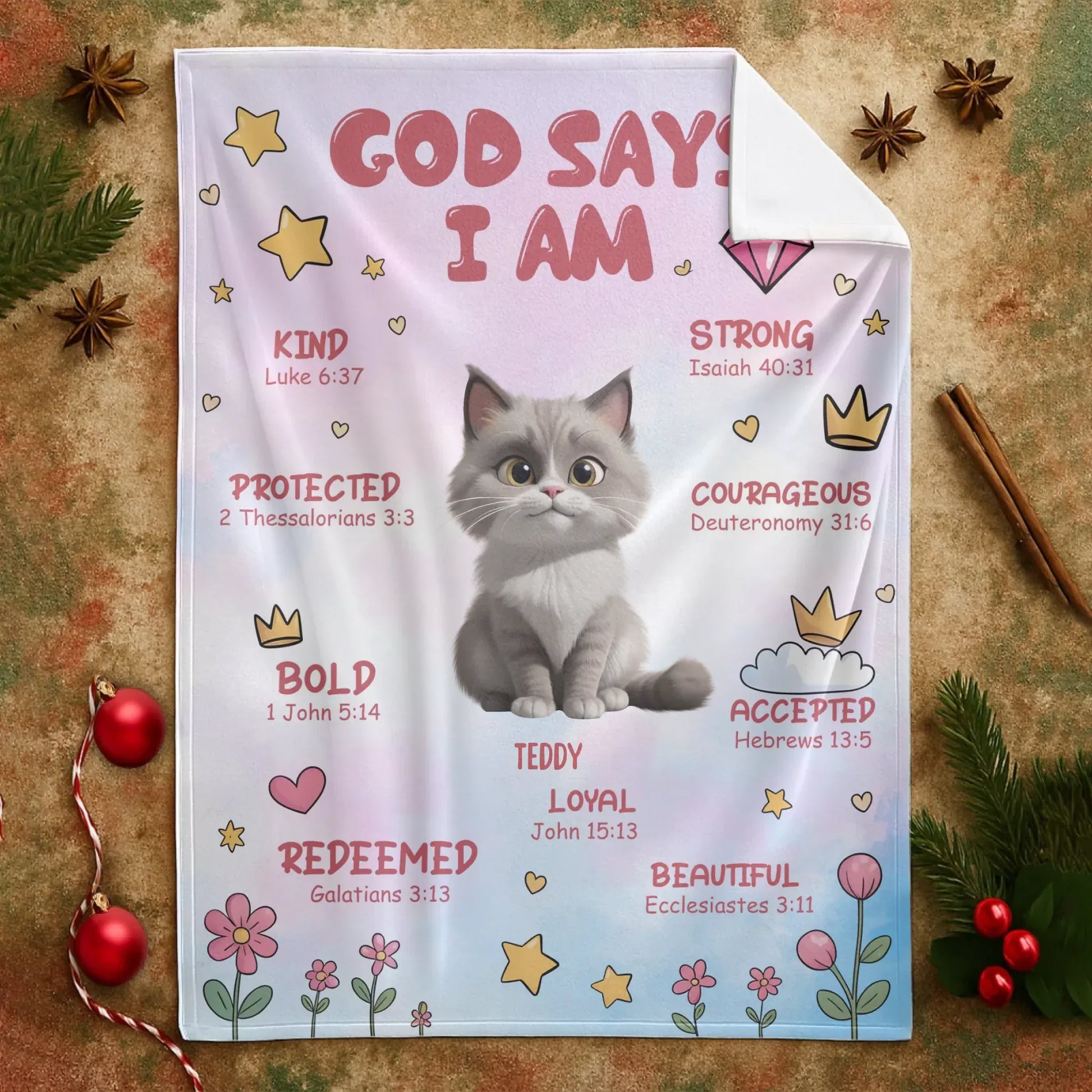 God Says I Am The Cutest Pet In The World - Personalized Pet Lovers Custom Blanket