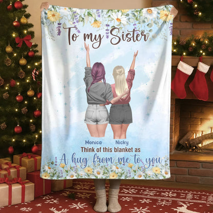Blanket - Thanh Dang / White / 30x40in / 76x101cm In Your Weakest Moments, You’ll Never Stand Alone - Personalized Sisters Custom Blanket