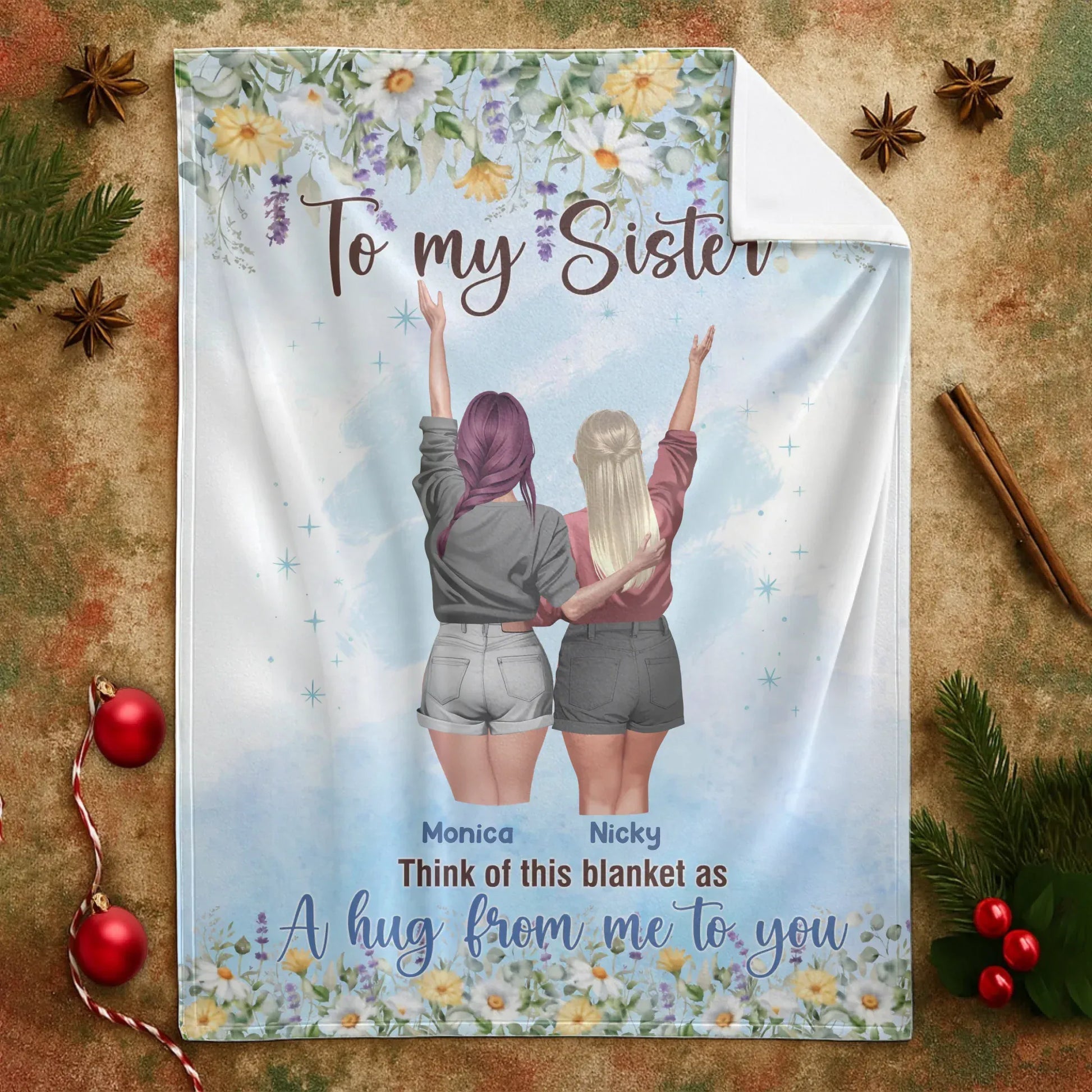 In Your Weakest Moments, You’ll Never Stand Alone - Personalized Sisters Custom Blanket