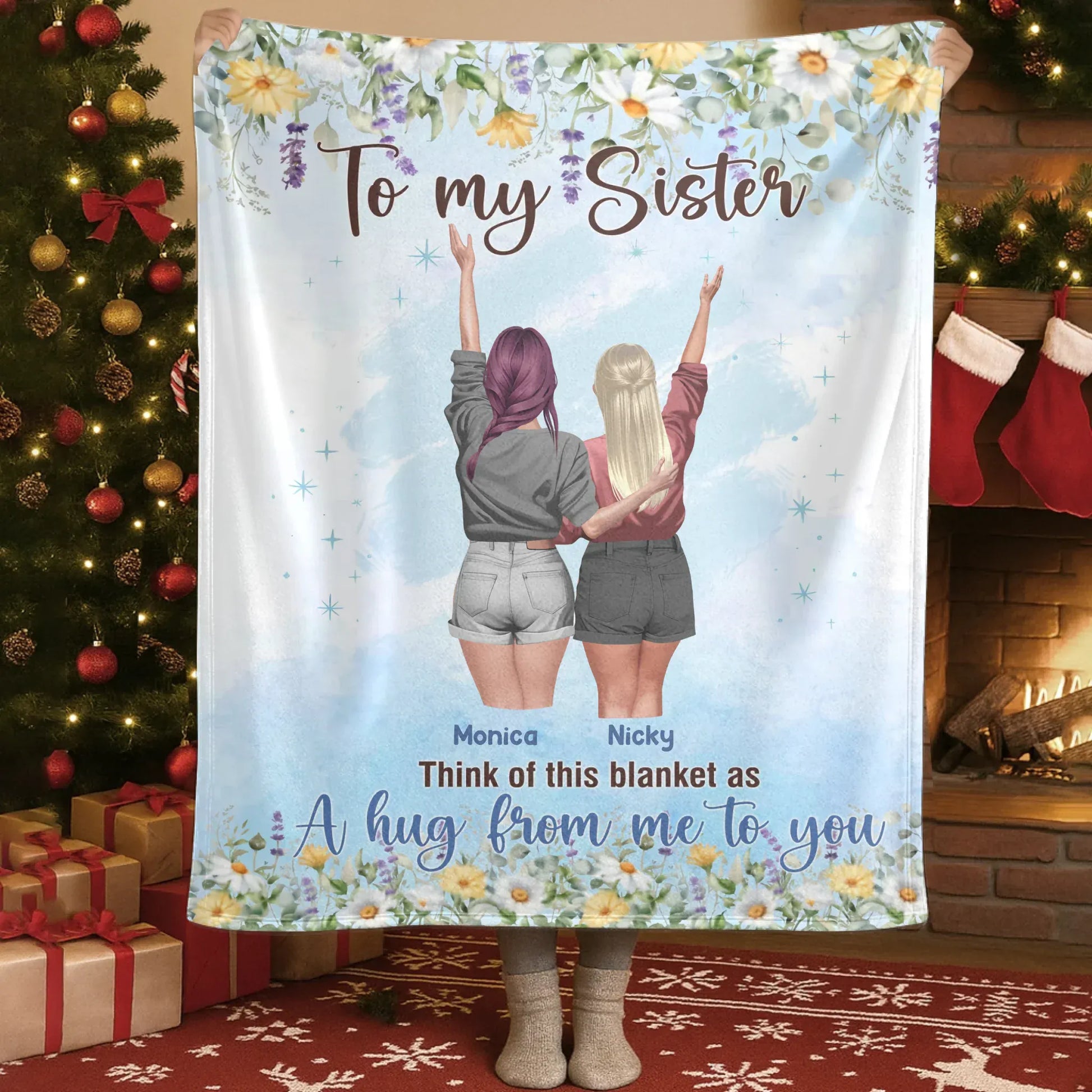In Your Weakest Moments, You’ll Never Stand Alone - Personalized Sisters Custom Blanket