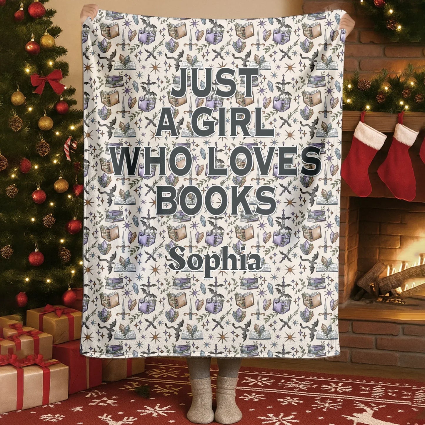Blanket - Thanh Dang / White / 30x40in / 76x101cm The Perfect Snuggle Companion For Every Bookworm - Personalized Books Lovers Custom Blanket