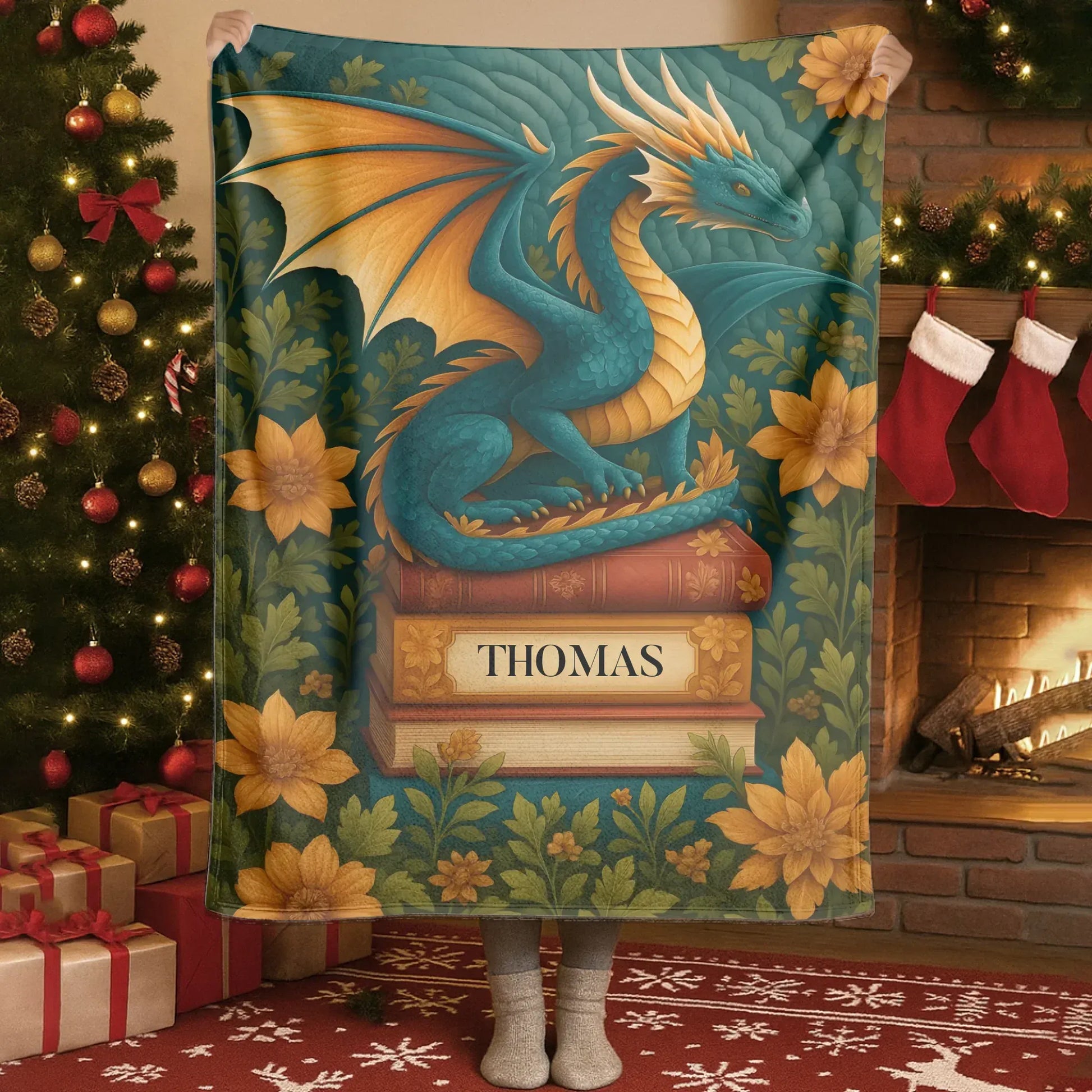 Blanket - Thanh Dang / White / 30x40in / 76x101cm Lost In A Fairy Tale World - Personalized Books Lovers Custom Blanket