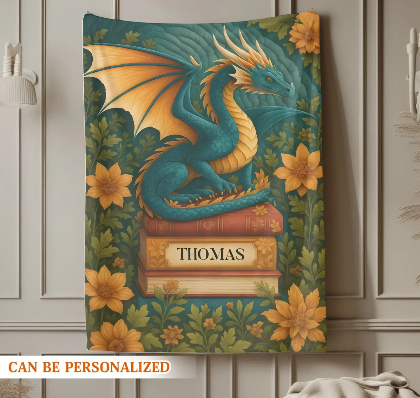 Lost In A Fairy Tale World - Personalized Books Lovers Custom Blanket