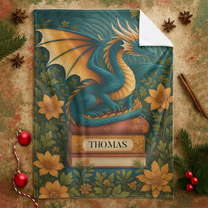 Lost In A Fairy Tale World - Personalized Books Lovers Custom Blanket