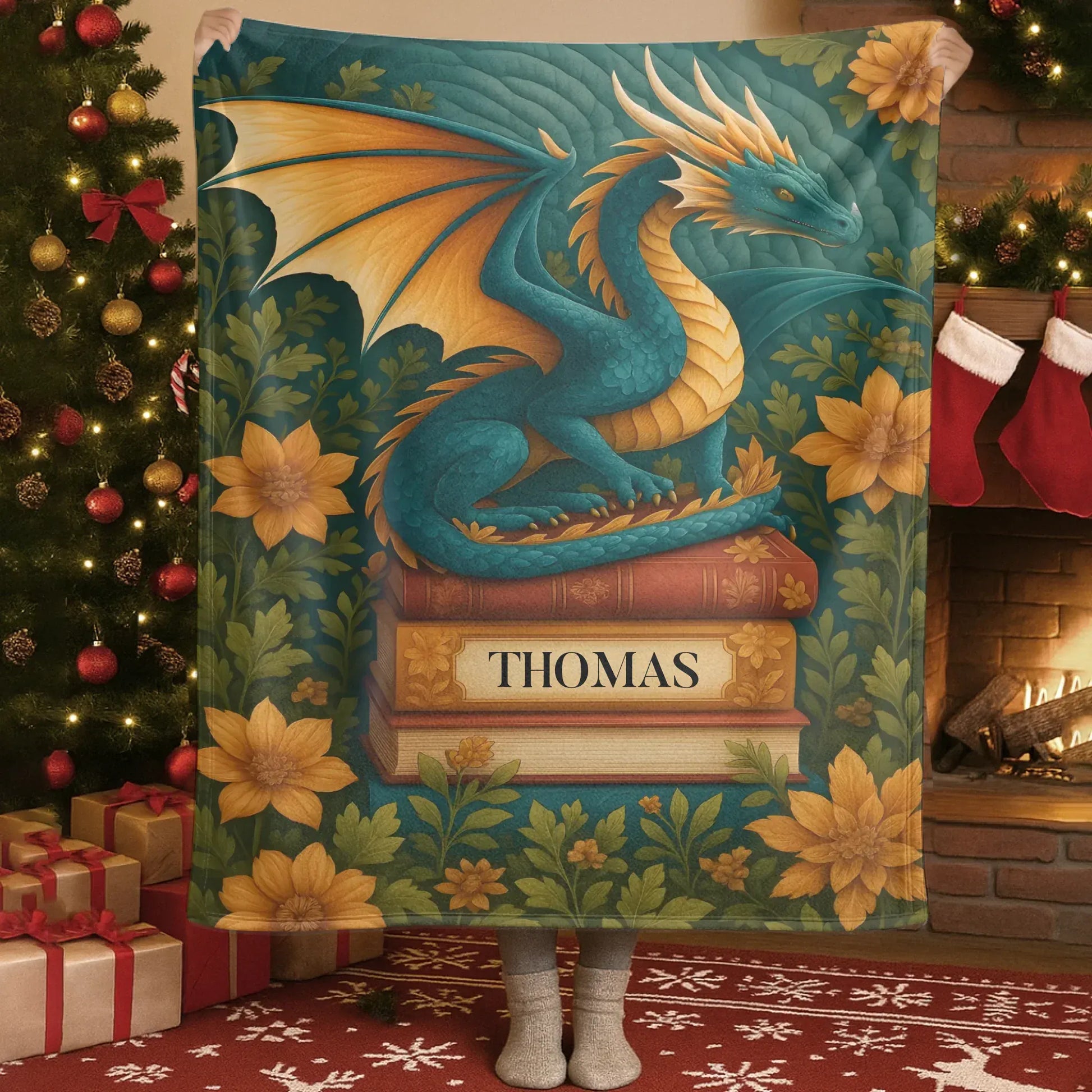 Lost In A Fairy Tale World - Personalized Books Lovers Custom Blanket