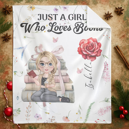 Relaxing With A Good Book On My Birthday - Personalized Books Lovers Custom Blanket