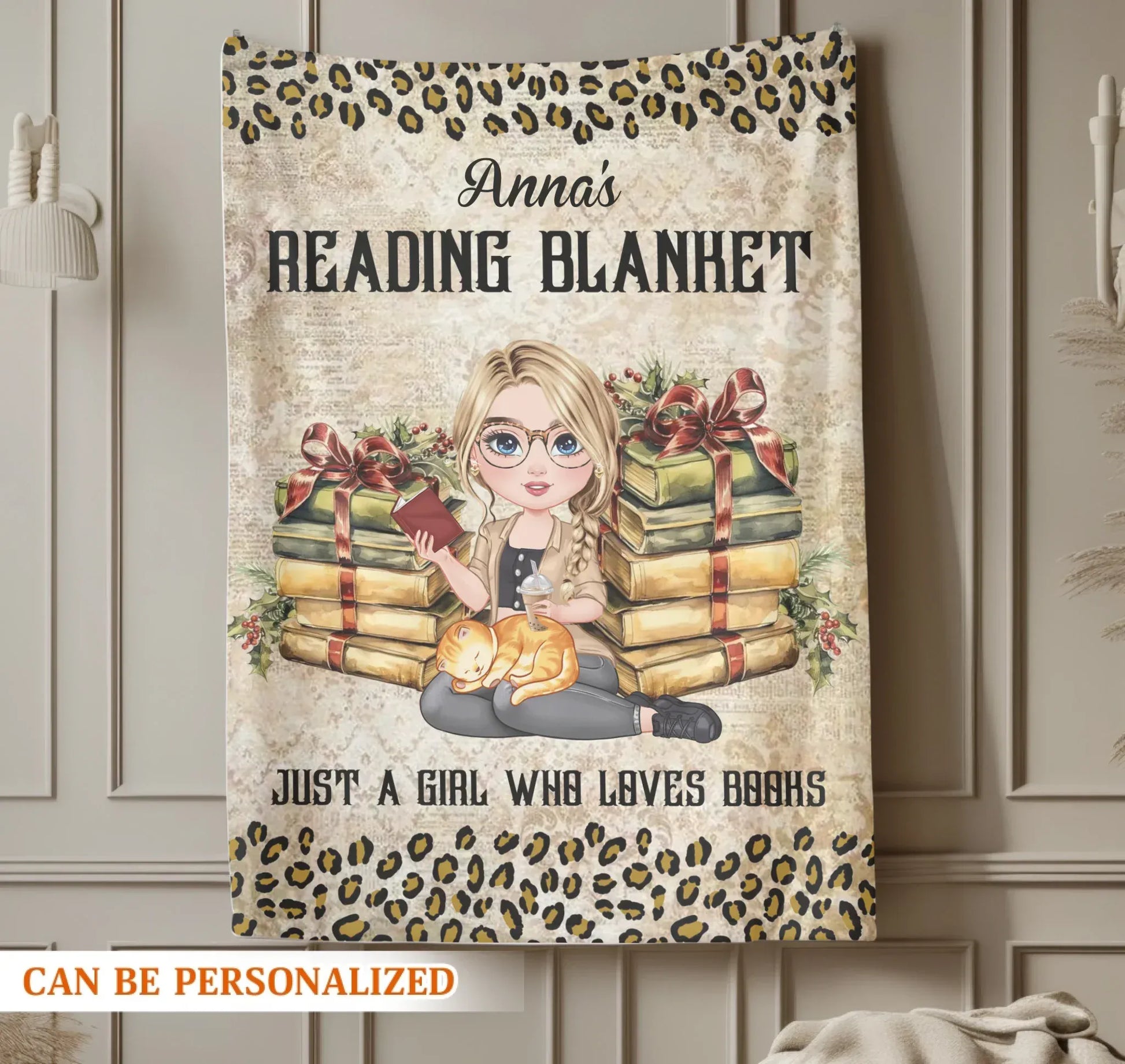Life Is A Book Of Wondrous Chapters - Personalized Books Lovers Custom Blanket
