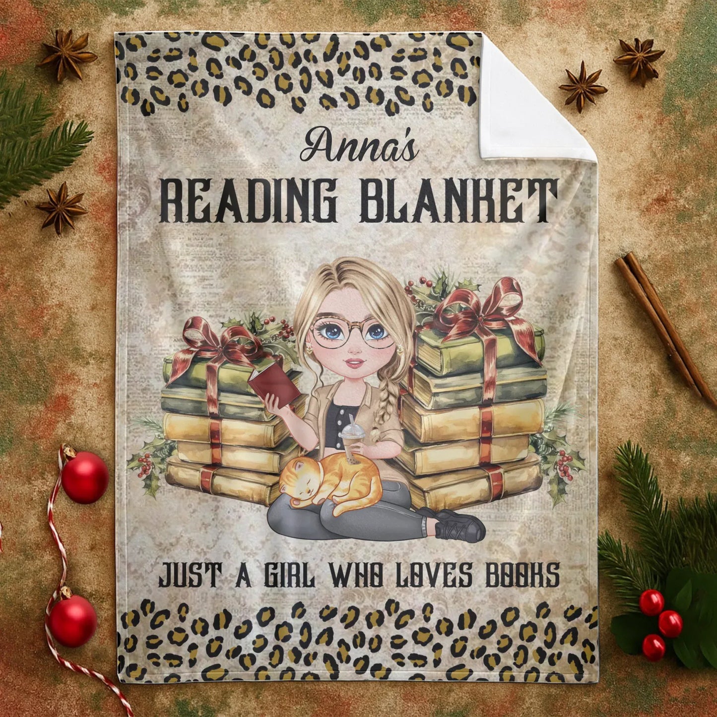 Life Is A Book Of Wondrous Chapters - Personalized Books Lovers Custom Blanket