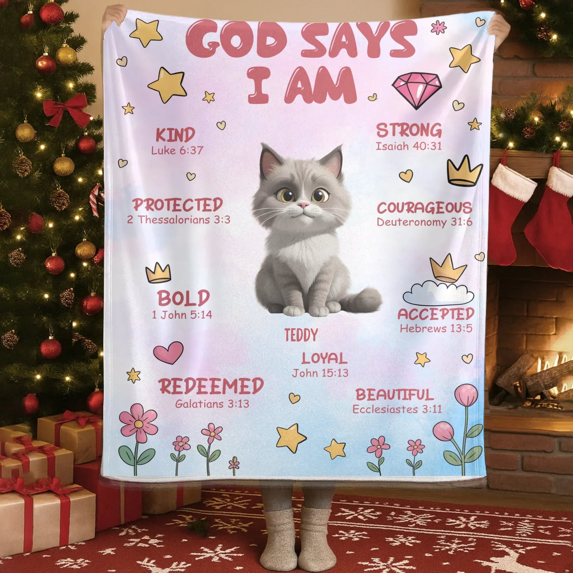 God Says I Am The Cutest Pet In The World - Personalized Pet Lovers Custom Blanket