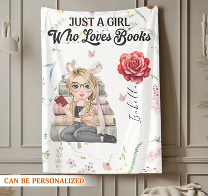 Relaxing With A Good Book On My Birthday - Personalized Books Lovers Custom Blanket