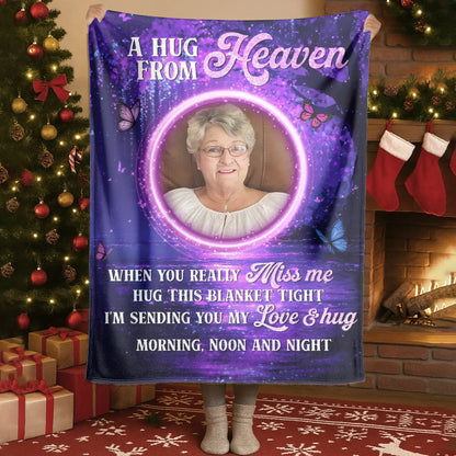 A Hug From Heaven - Personalized Memorial Hug This Blanket