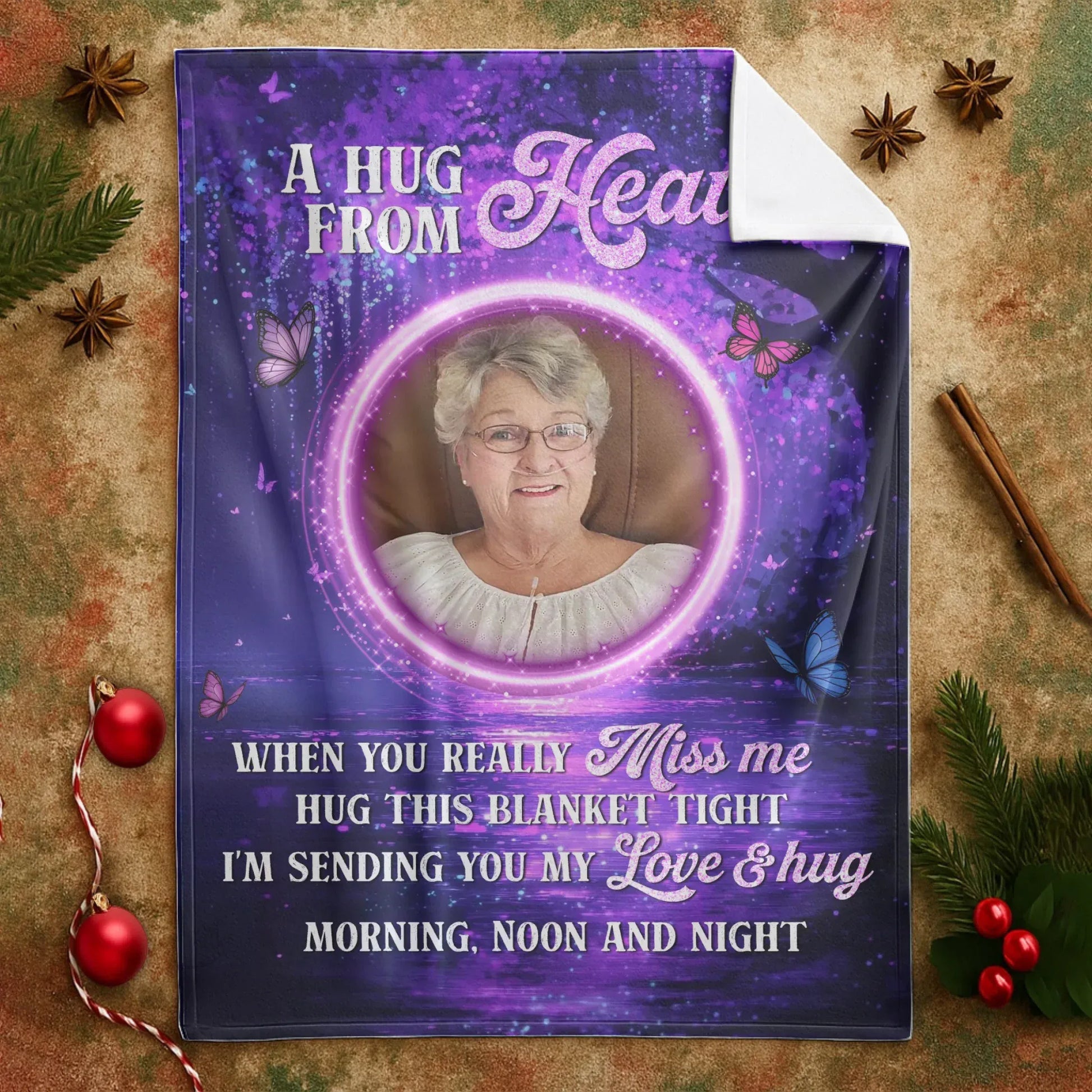 A Hug From Heaven - Personalized Memorial Hug This Blanket