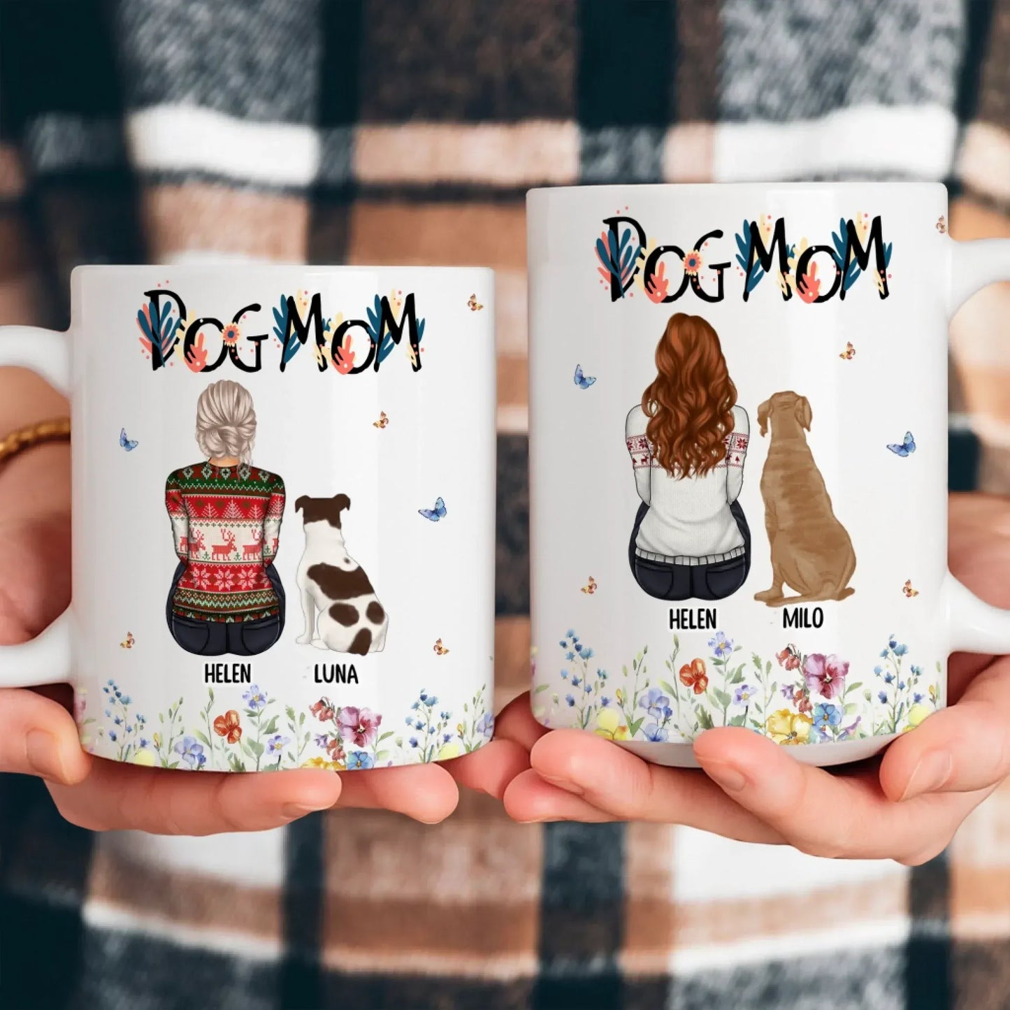 A Girl And Her Dog Unbreakable Bond - Personalized Custom Printed Mug