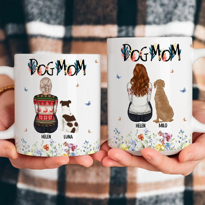 A Girl And Her Dog Unbreakable Bond - Personalized Custom Printed Mug