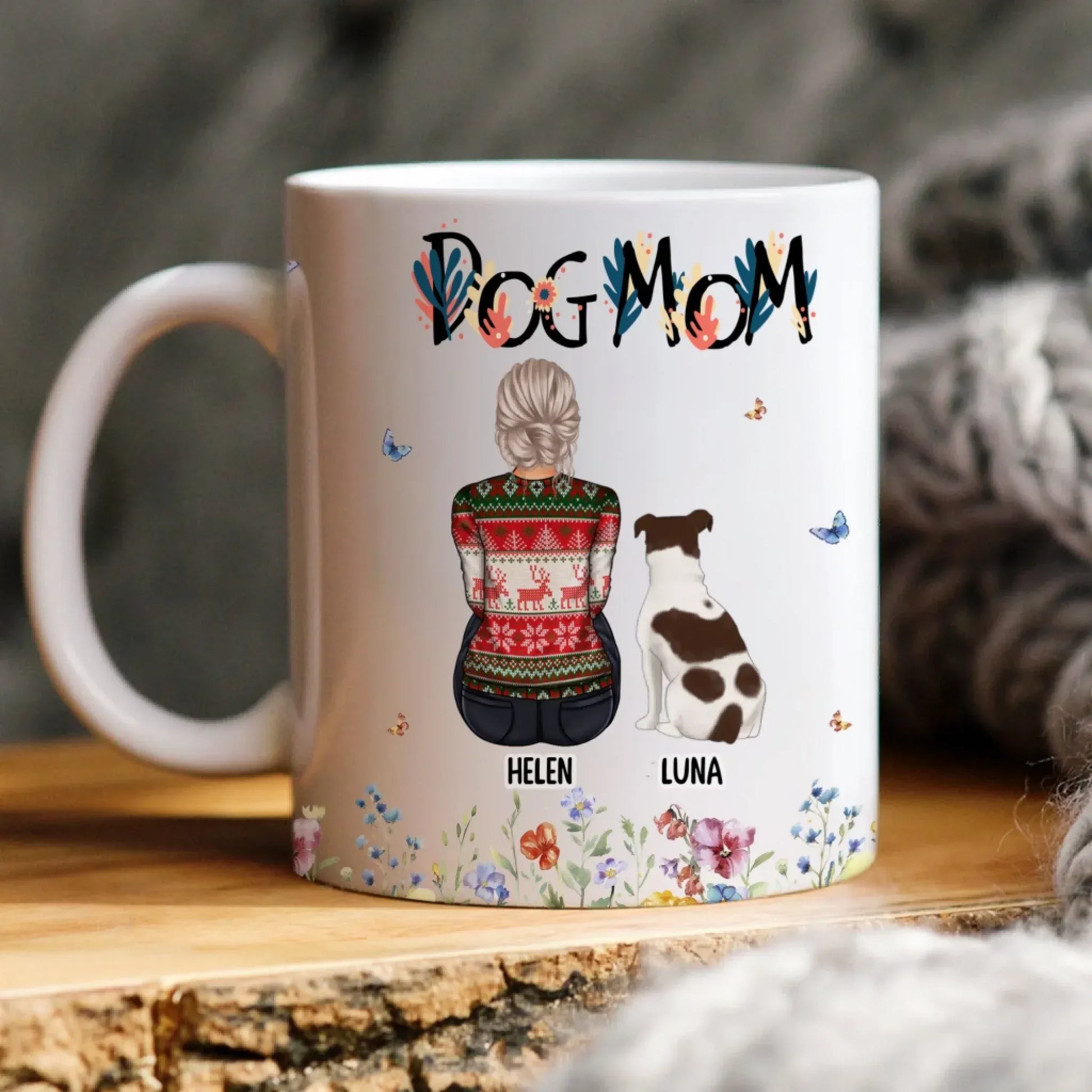 A Girl And Her Dog Unbreakable Bond - Personalized Custom Printed Mug