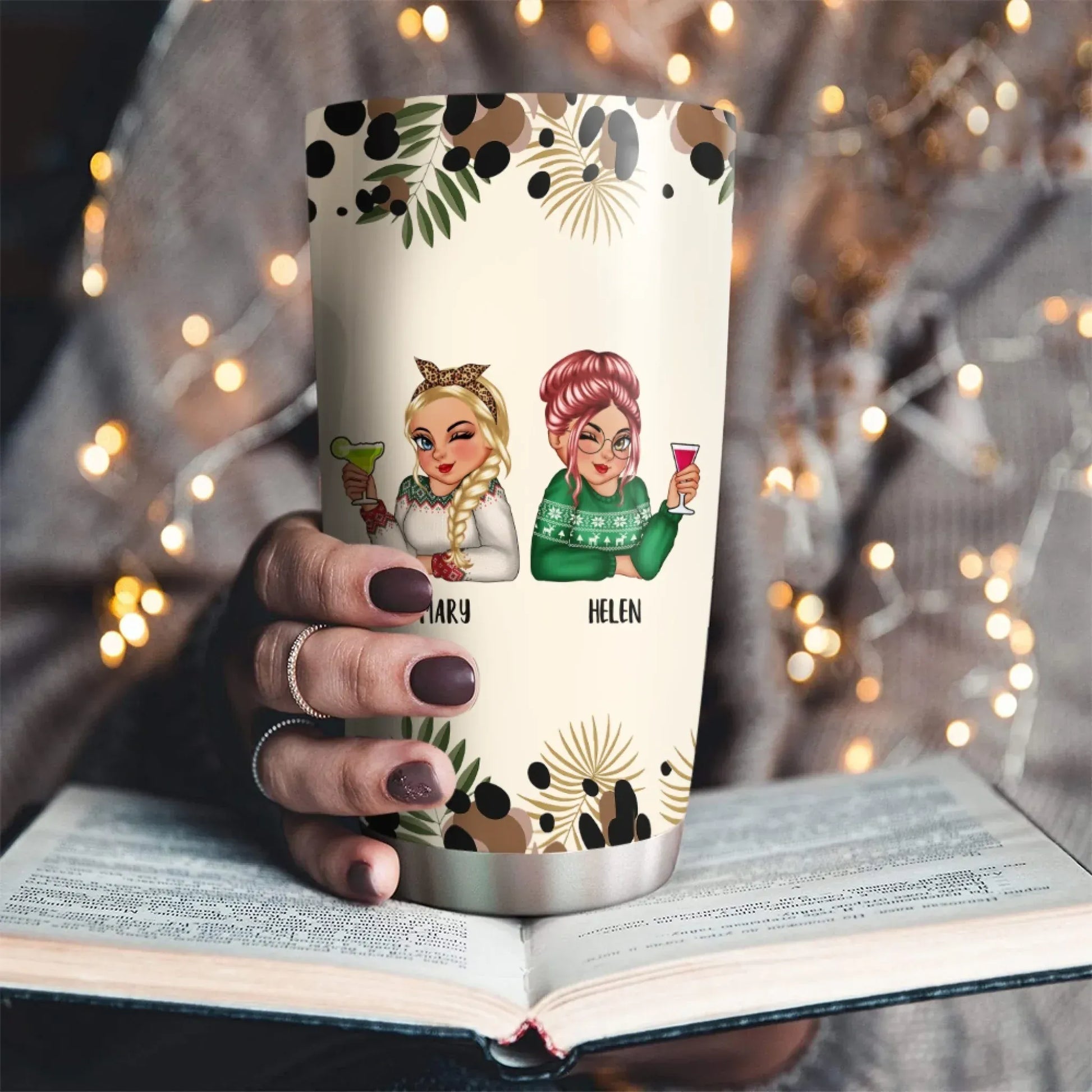 We’ll Be Friends Until We’re Old And Senile Then we'll be New Friends - Gift For Friends/ Besties - Personalized Custom Printed Tumbler