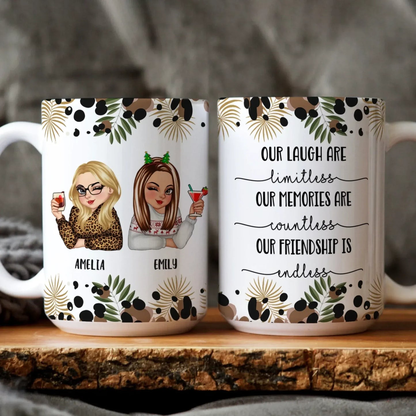 We’ll Be Friends Until We’re Old And Senile Then we'll be New Friends - Gift For Friends/ Besties - Personalized Custom Printed Mug