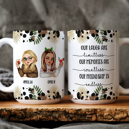 We’ll Be Friends Until We’re Old And Senile Then we'll be New Friends - Gift For Friends/ Besties - Personalized Custom Printed Mug