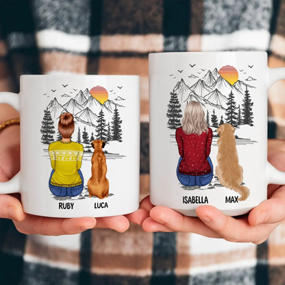 Personalized Mugs A Girl And Her Dog Can't Be Broken - Personalized Custom Printed Mug