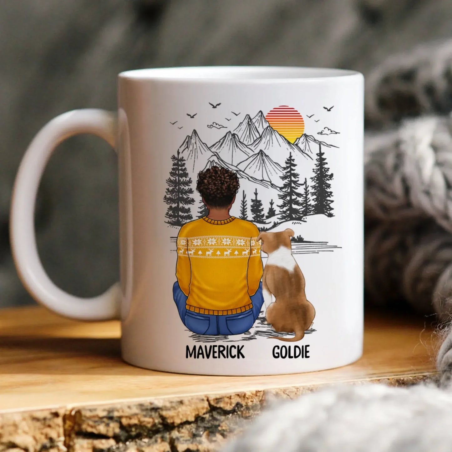 Personalized Mugs A Boy And His Dog Can't Be Broken - Personalized Custom Printed Mug