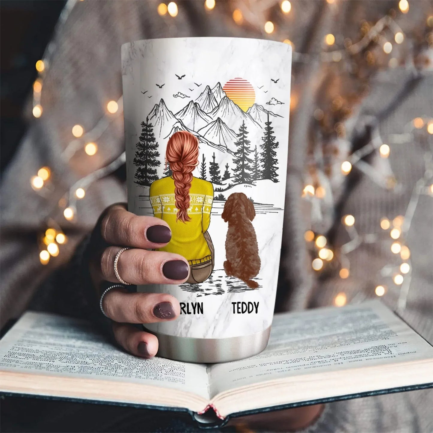 Personalized Tumblers A Girl And Her Dog Can't Be Broken - Personalized Custom Printed Tumbler