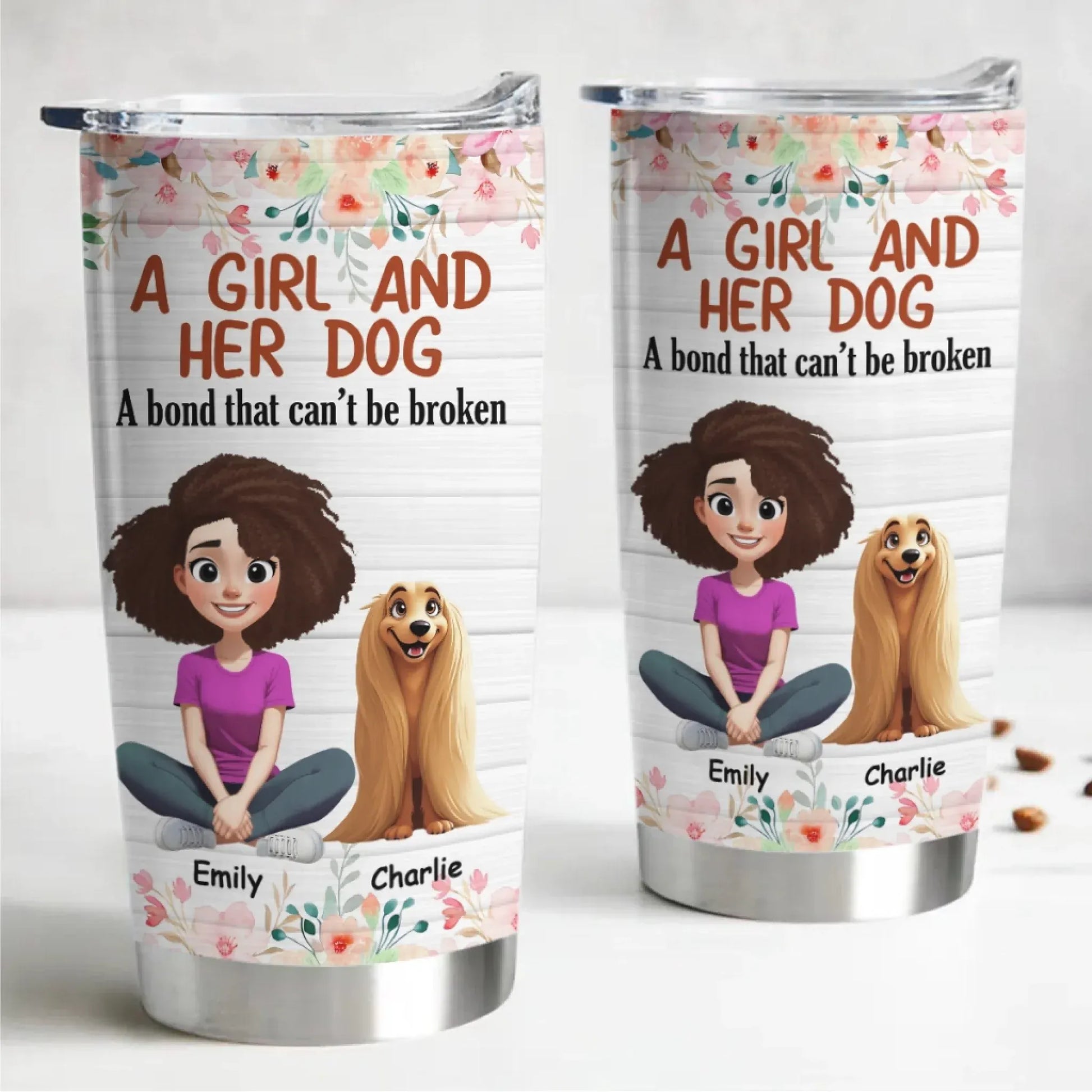 Personalized Tumblers I'm Not A Regular Mom, I'm Dog Mom - Personalized Dog Lovers Custom Tumbler