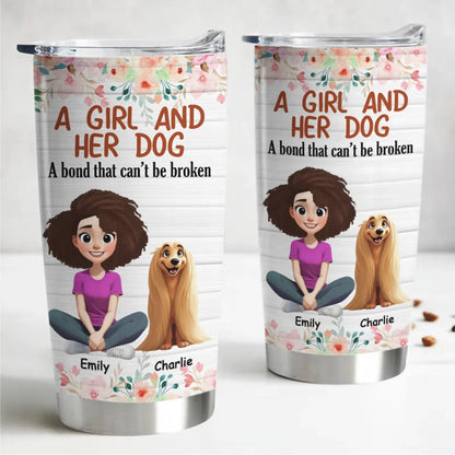 Personalized Tumblers I'm Not A Regular Mom, I'm Dog Mom - Personalized Dog Lovers Custom Tumbler
