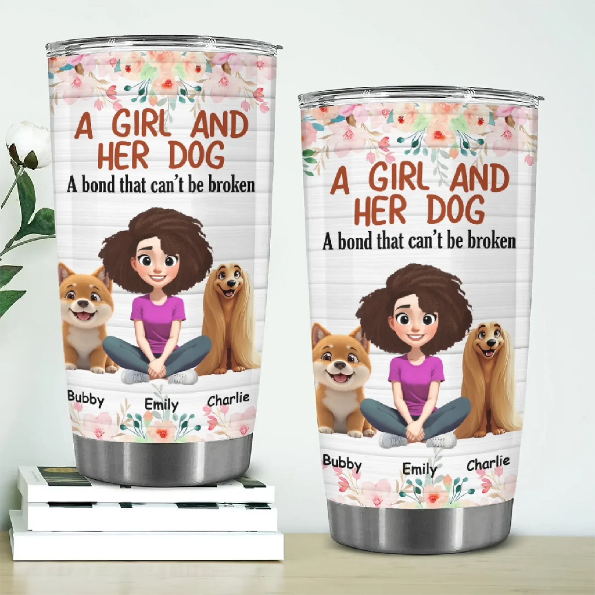 Personalized Tumblers I'm Not A Regular Mom, I'm Dog Mom - Personalized Dog Lovers Custom Tumbler